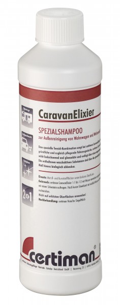 Certiman Caravan Elexier 500ml Shampoo Reiniger Wohnwagen