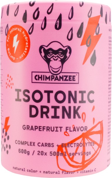 Chimpanzee Isotonisches Getränk Grapefruit Ergänzungsnahrung 600 g Dose