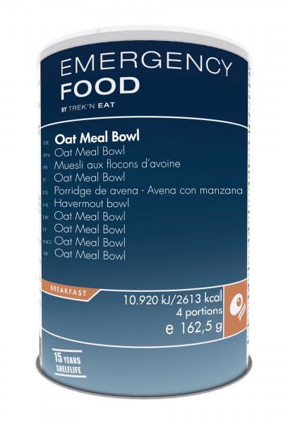 Emergency Food Oat Meal Bowl