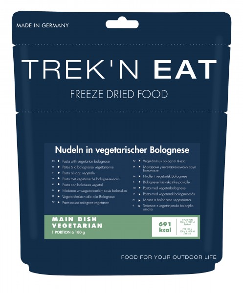 Trek'n Eat Nudeln in vegetarischer Bolognese