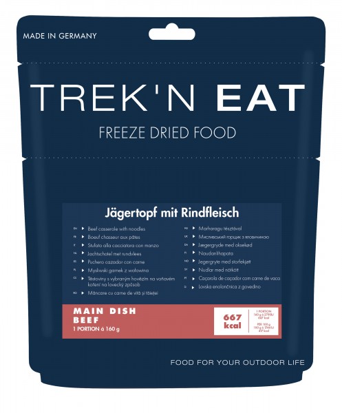 Trek'n Eat Jägertopf mit Rindfleisch und Nudeln