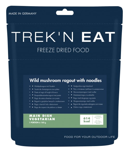 Trek'n Eat Waldpilzragout mit Nudeln