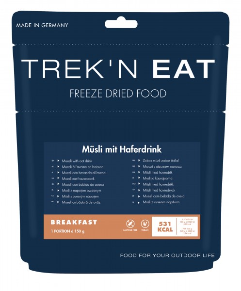 Trek'n Eat Müsli mit Haferdrink