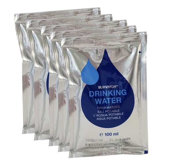 Trans-Ocean Trinkwasserkonserven (5 x 100 ml)