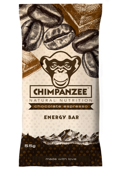 Chimpanzee Energy Bar Schokolade & Kaffee 55g