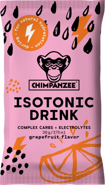 Chimpanzee Isotonisches Getränk Grapefruit Ergänzungsnahrung 30 g Tüte