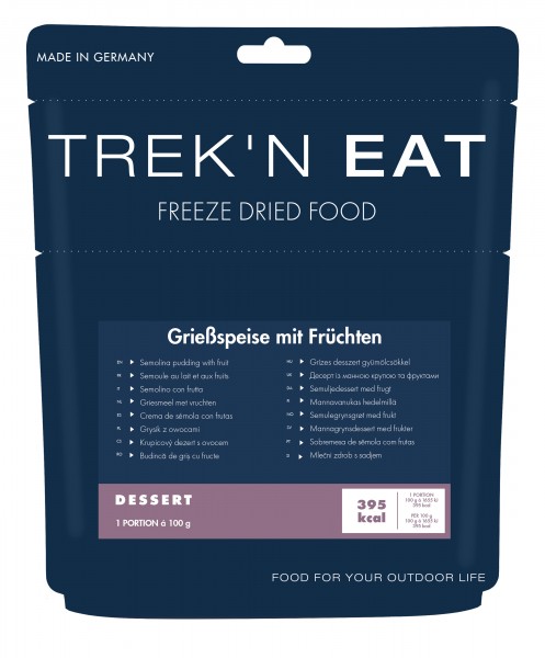 Trek'n Eat Grießspeise mit Früchten