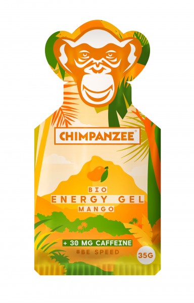 Chimpanzee Energy Gel Mango + Caffein 35g - BIO