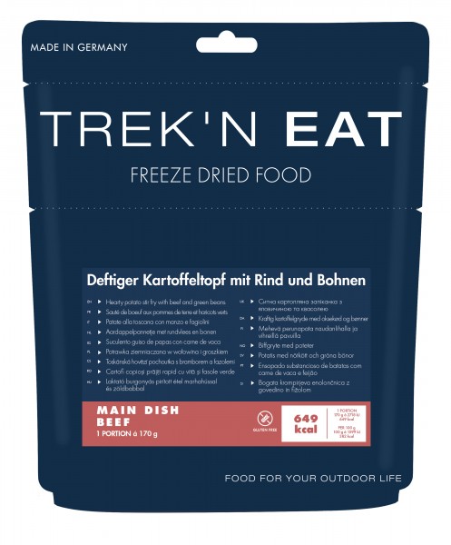 Trek'n Eat Deftiger Kartoffeleintopf mit Rind und Bohnen